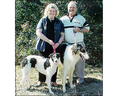 Breeders of the Top Conformation Borzoi Breed 2001